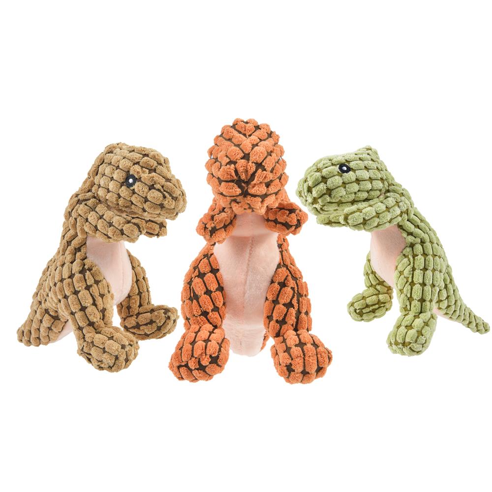 Dinosaur Tooth Grinding, Sound Making, Bite Resistance, Relieving Depression Training Artifact Teddy Small and Medium Sized Dog Pet Toys