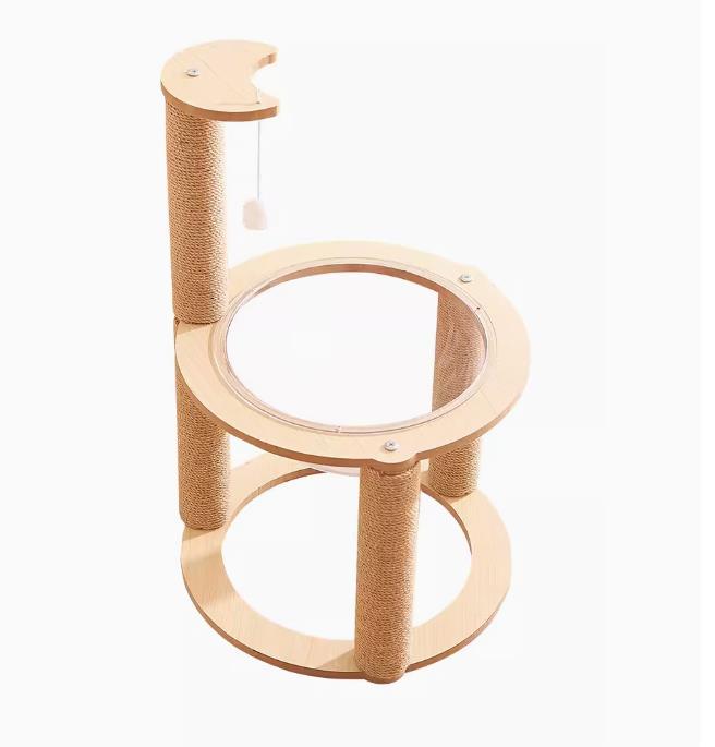 Cat climbing frame cat bed cat tree integrated space capsule cat bed