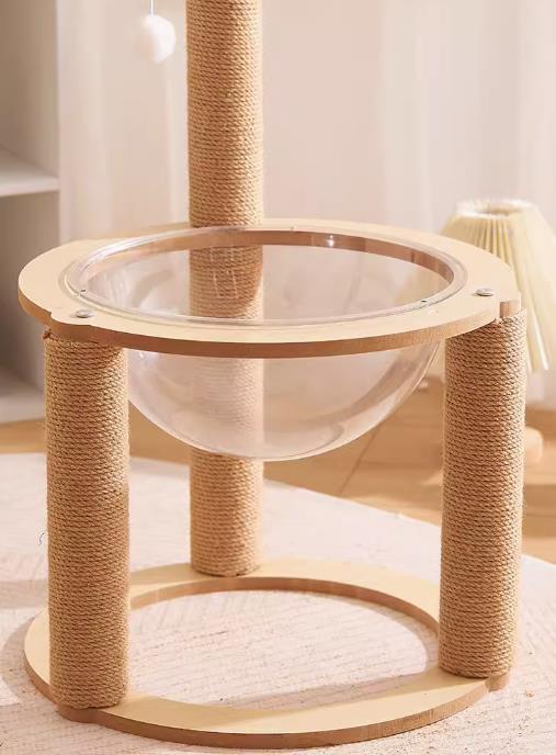 Cat climbing frame cat bed cat tree integrated space capsule cat bed