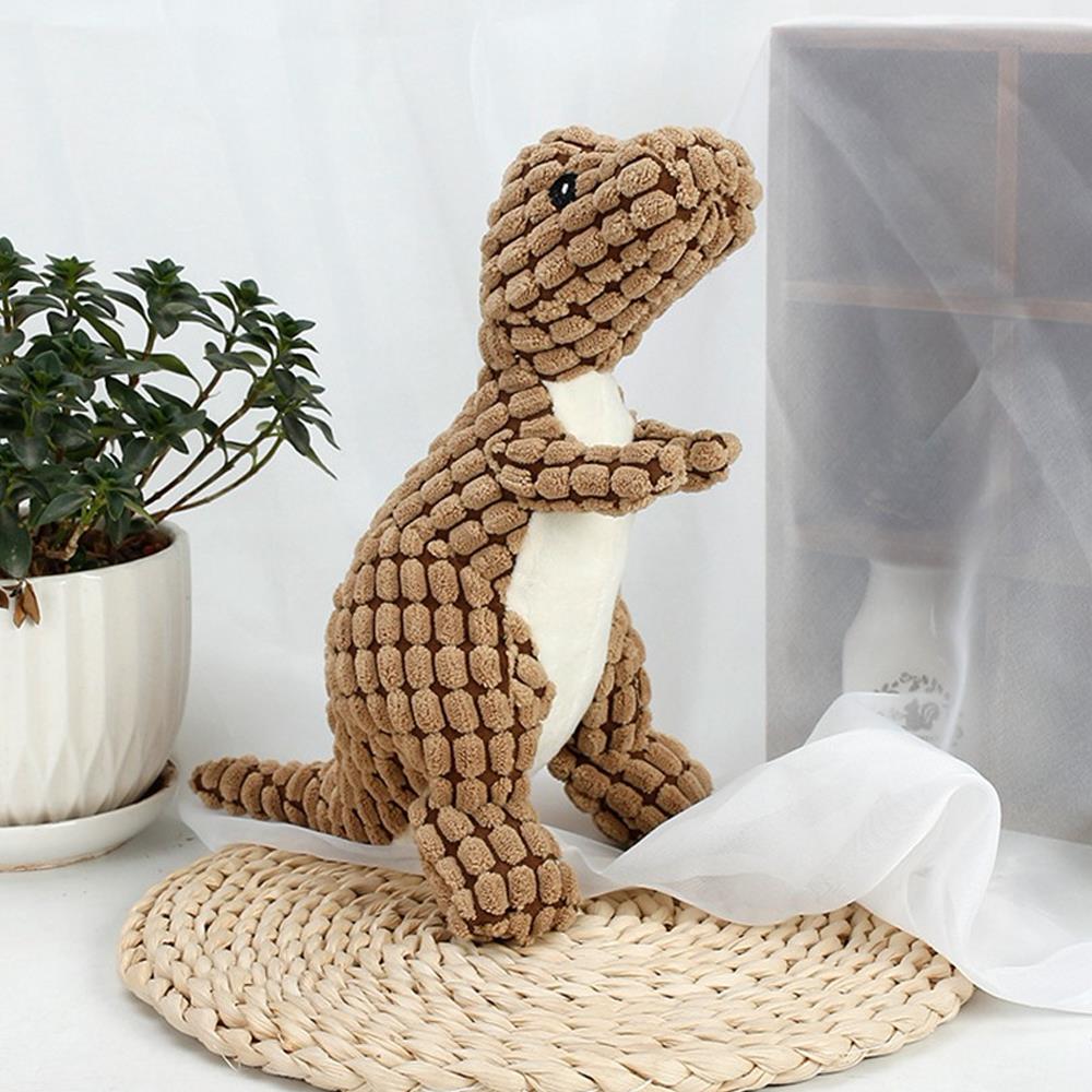Dinosaur Tooth Grinding, Sound Making, Bite Resistance, Relieving Depression Training Artifact Teddy Small and Medium Sized Dog Pet Toys