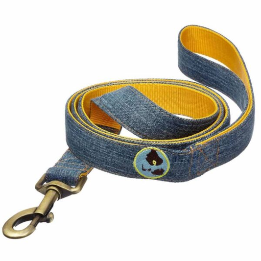 Authentic Denim Dog Leash