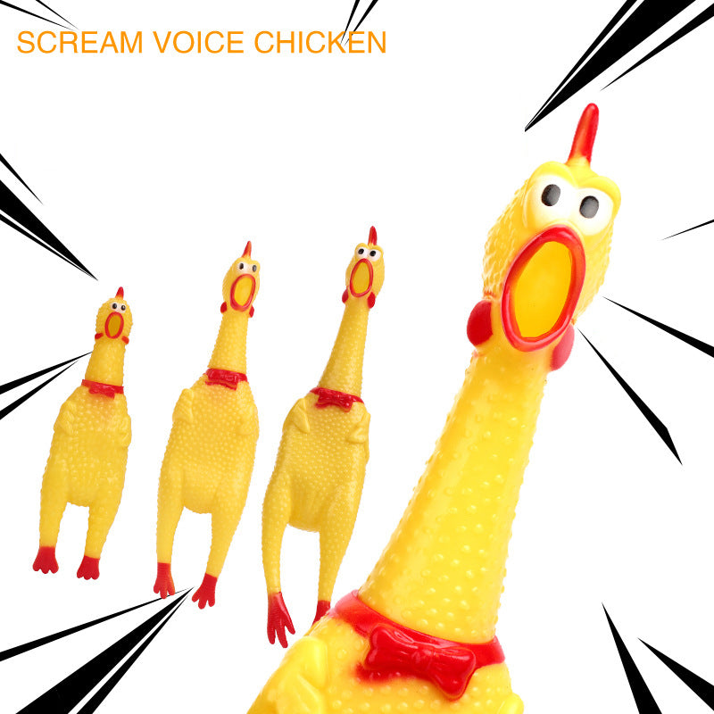 Pet Toys Vocal Misery Chicken Screaming Chicken Vent Chicken Whole Person Compulsion Creative Teeth Grinding Dog Toys