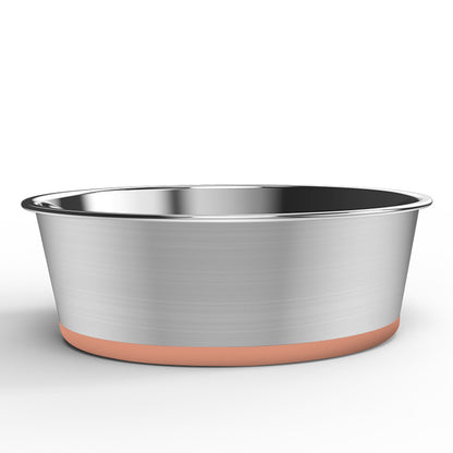 Non-slip Stainless Steel Dog Bowl Rice Bowl For Medium And Large Dogs