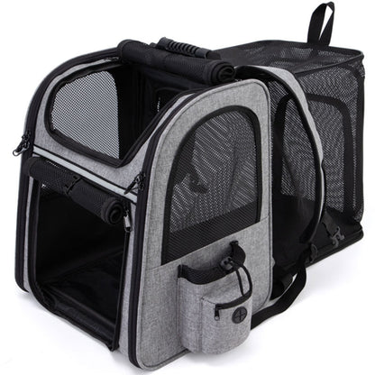 Pet bag backpack cat bag portable breathable foldable extended Dog backpack large capacity pet bag factory