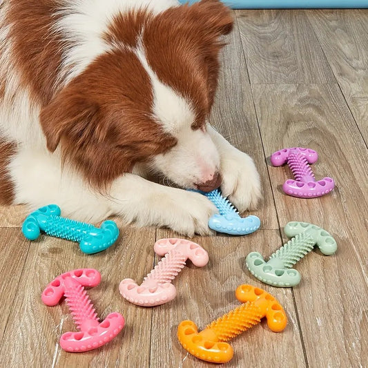 New Dog Toys Bite Resistant Bone Grinding Teeth Toys Pet Supplies Educational Toys