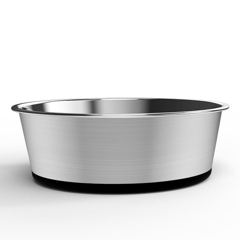 Non-slip Stainless Steel Dog Bowl Rice Bowl For Medium And Large Dogs