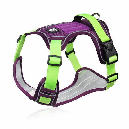 No Pull Dog Harness Reflective Durable Pet Harness Vest With Control Handle For Medium Large Dogs Walking Training Harnesses