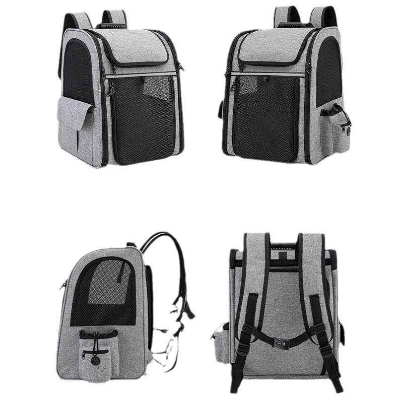 Pet bag backpack cat bag portable breathable foldable extended Dog backpack large capacity pet bag factory